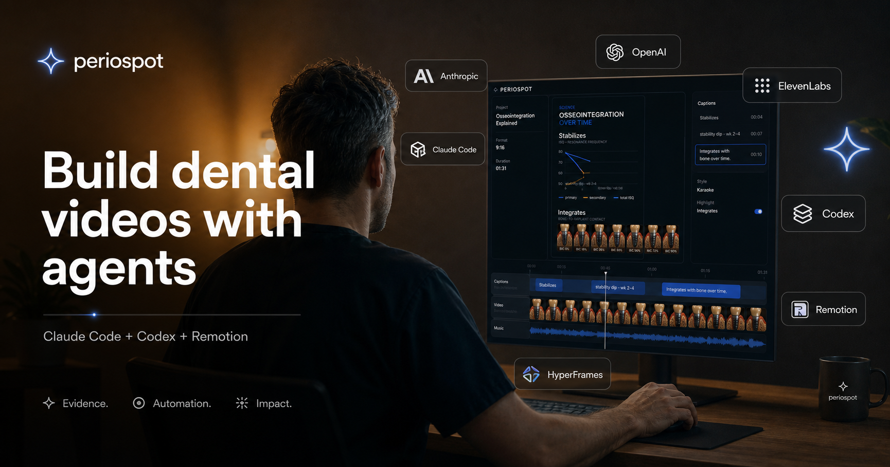 AI Dental Videos With Claude Code, Codex and Remotion | Periospot
