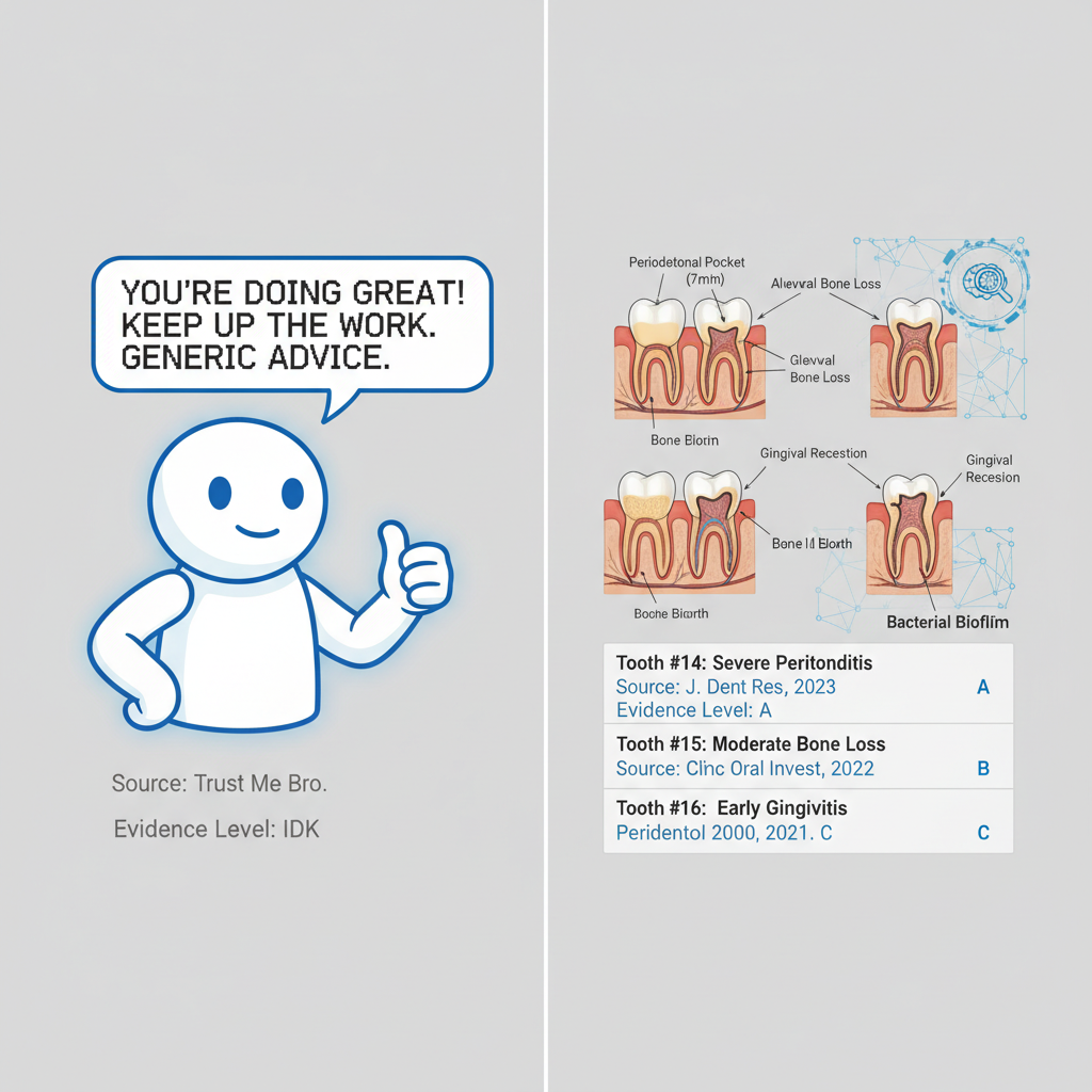Generic AI vs specialized dental AI